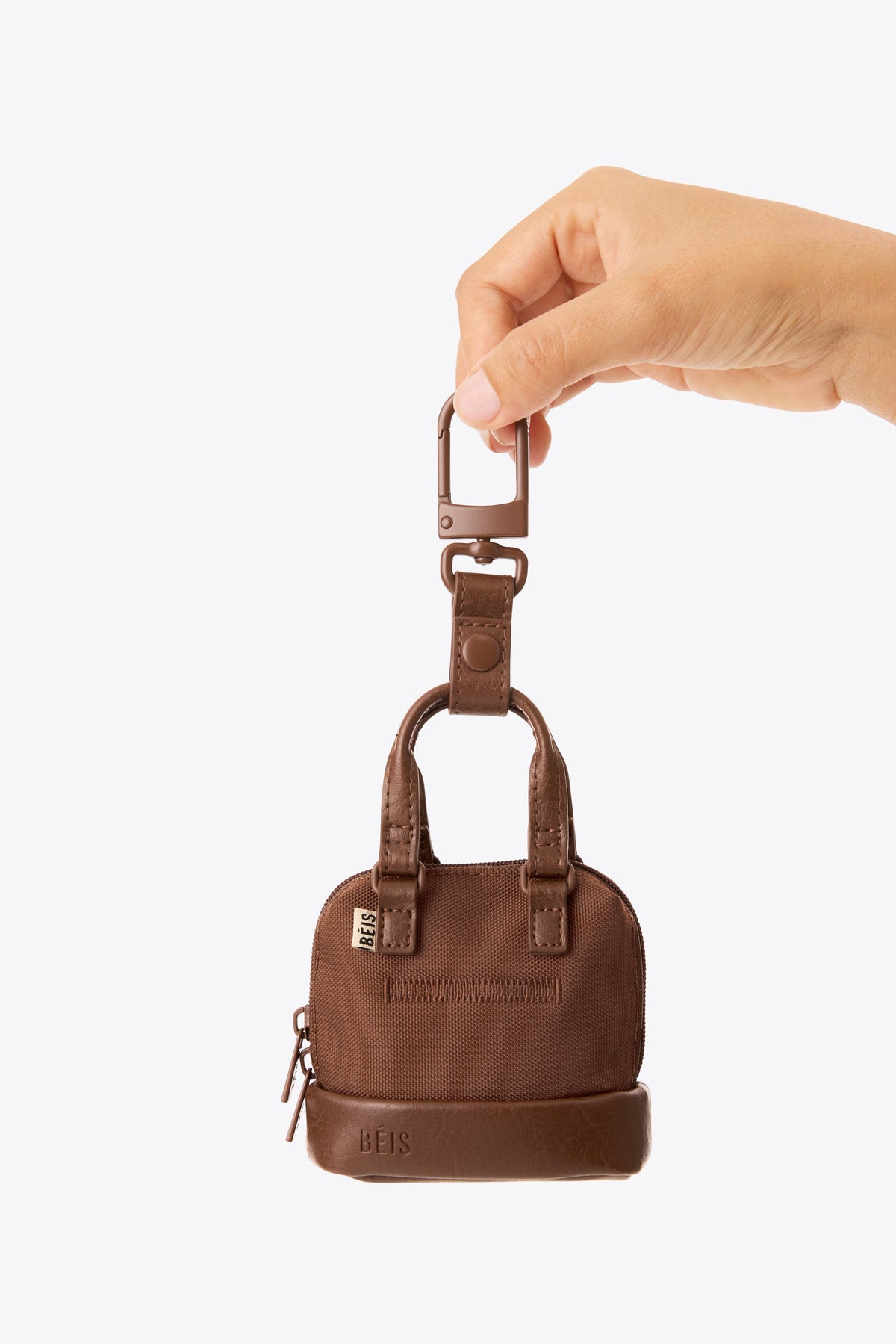 The Micro Weekender Charm in Maple