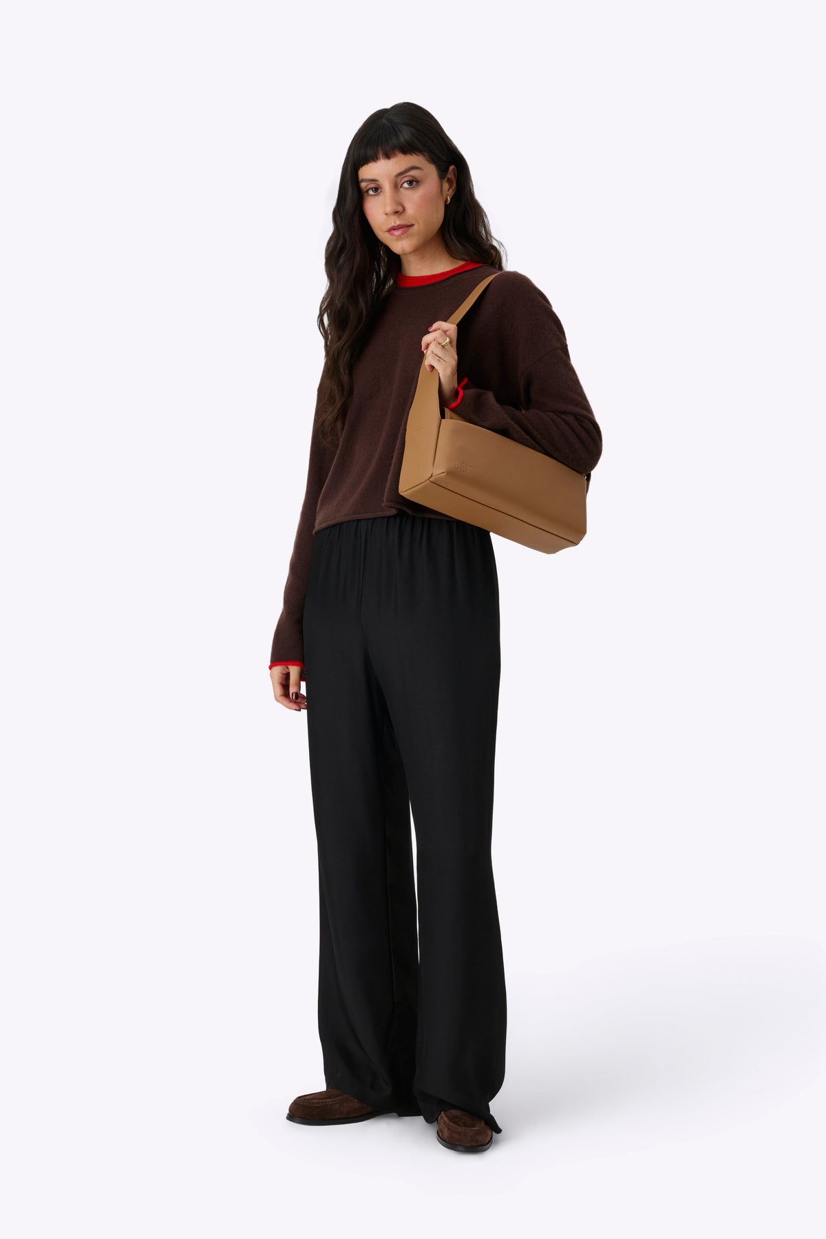 The Convertible Stroller Caddy in Camel