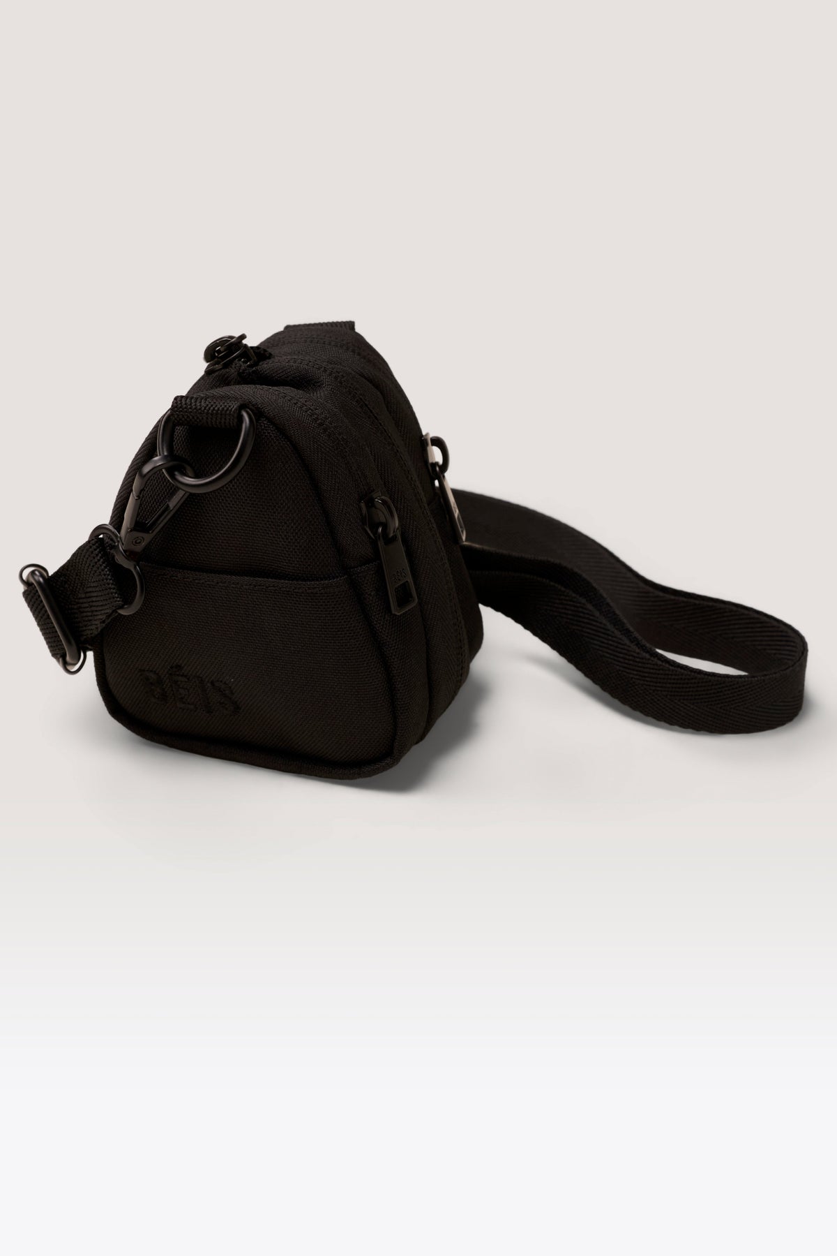 The Expandable Crossbody Charm in Black