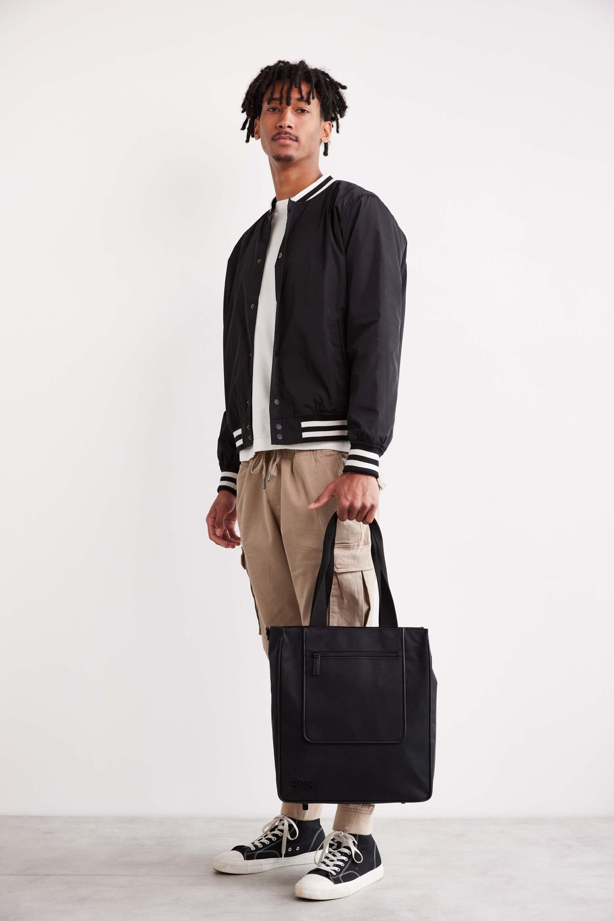 The North To South Tote in Black