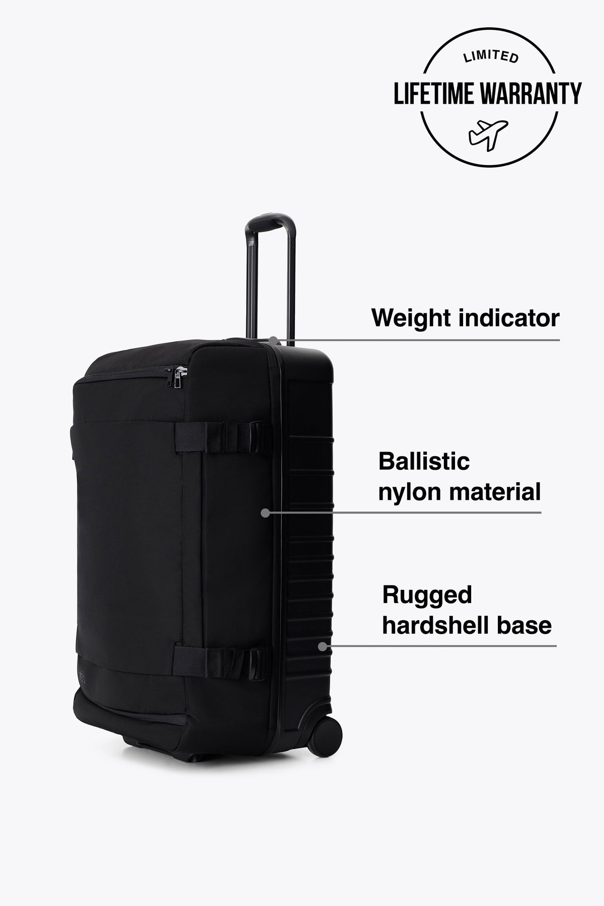 The Pro-Rolling Duffle Check-In in Black