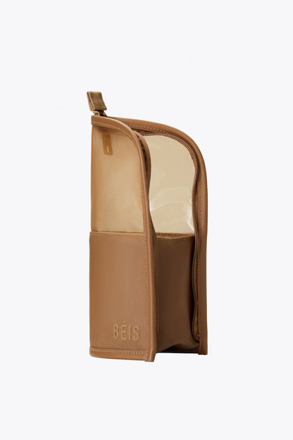 The Makeup Brush Pouch in Camel