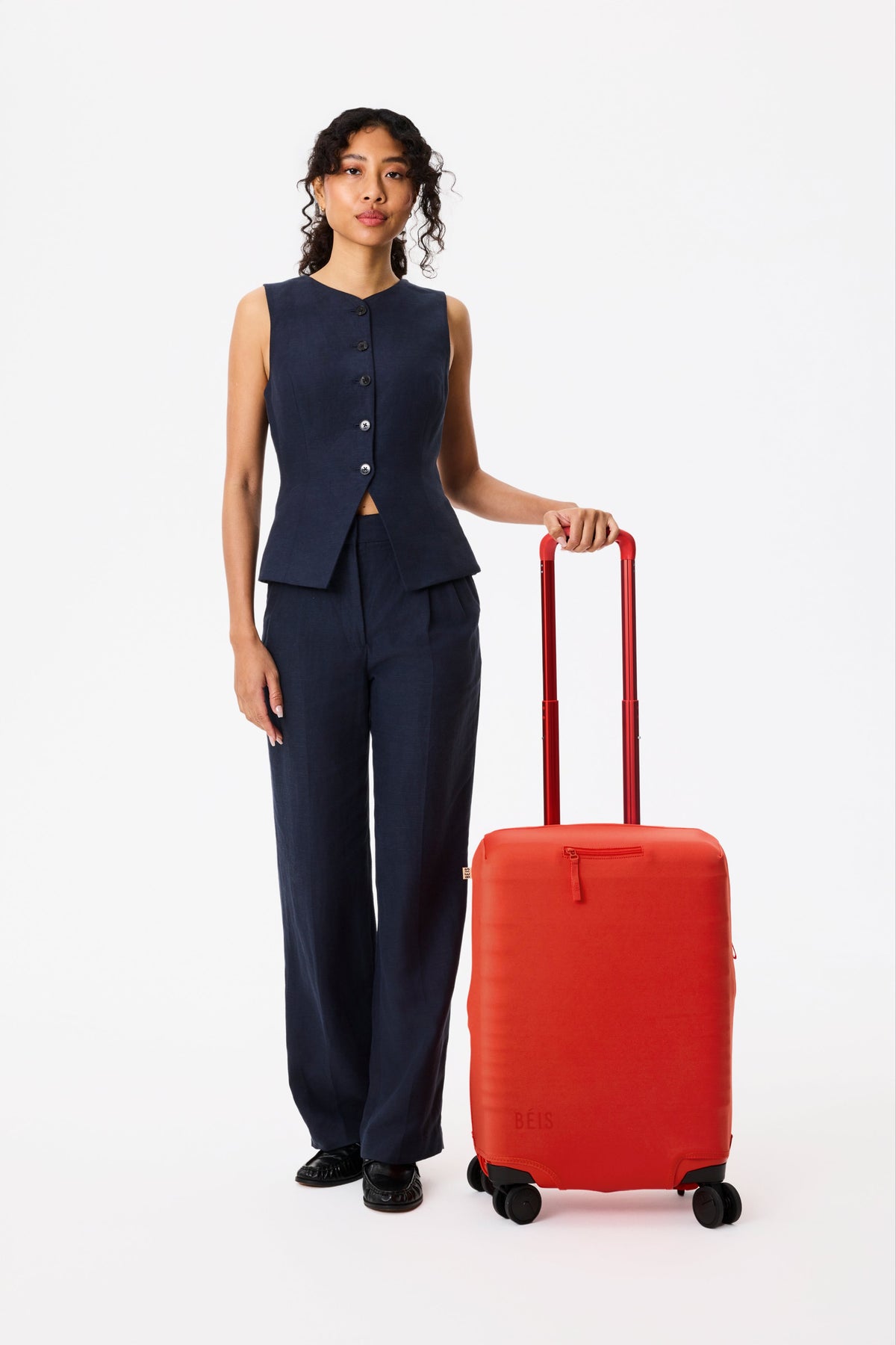 The Carry-On Luggage Cover in Flame