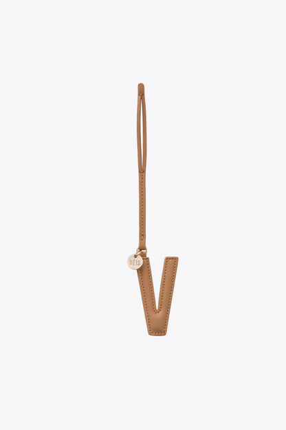 The Letter Charm in Camel