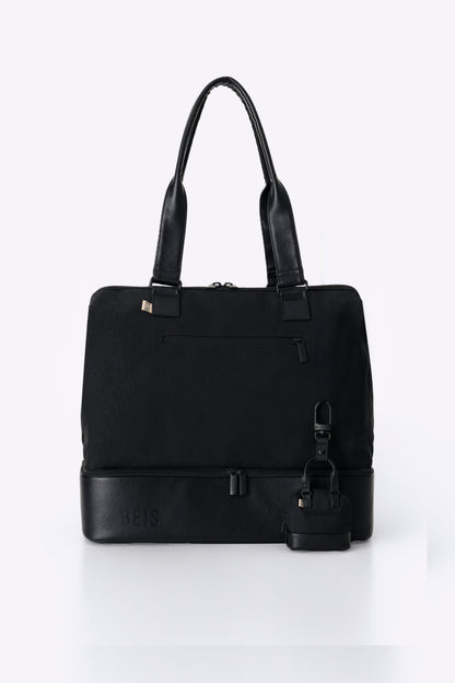 The Micro Weekender Charm in Black