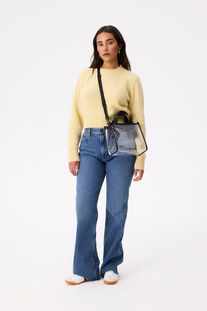 The Stadium Crossbody in Black