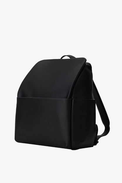 The Everyday Diaper Backpack in Black Vegan Leather