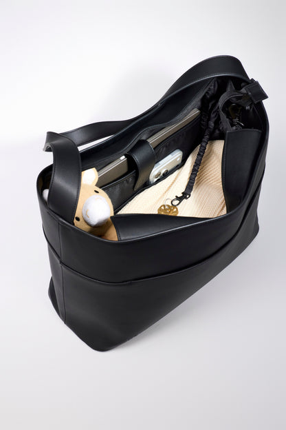 The Diaper Tote in Black