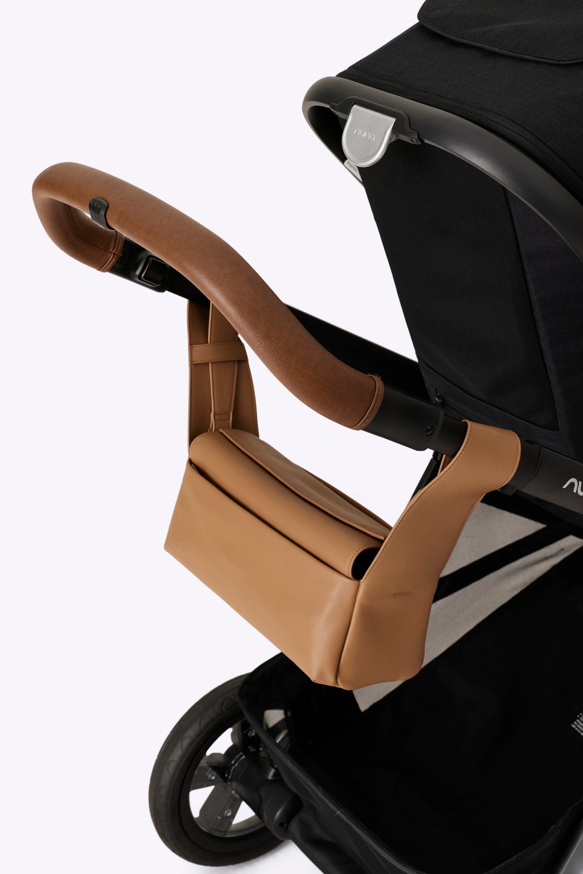 The Convertible Stroller Caddy in Camel