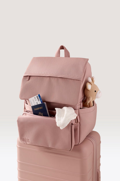 The Ultimate Diaper Backpack in Atlas Pink