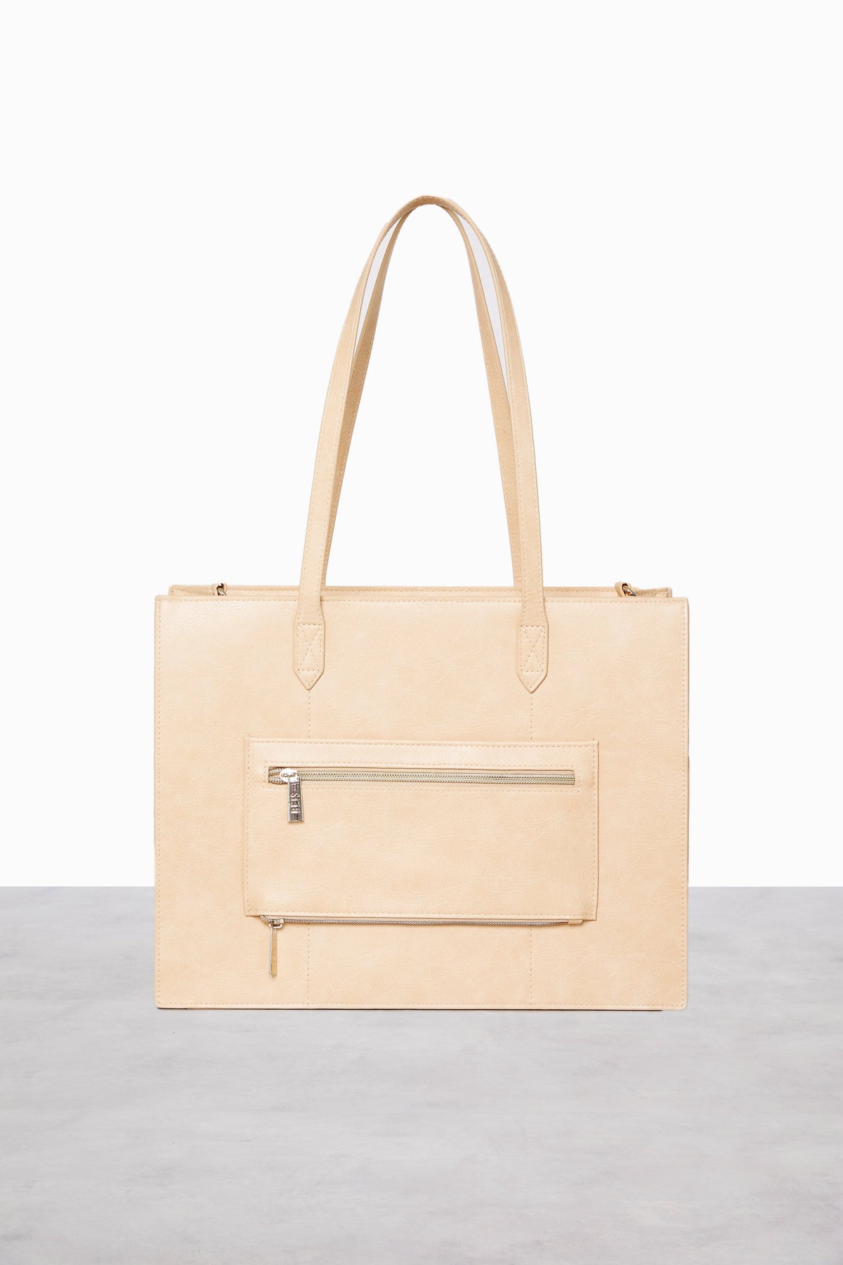 The Work Tote in Beige