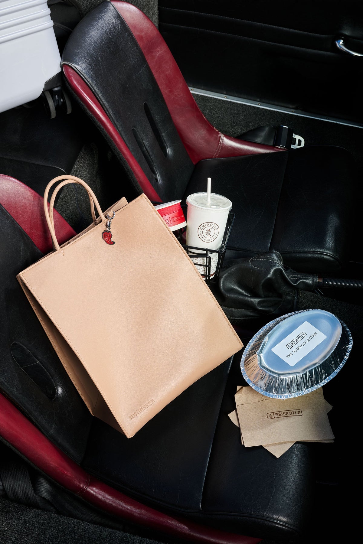 BÉIS x Chipotle The To Go Bag in Kraft Brown